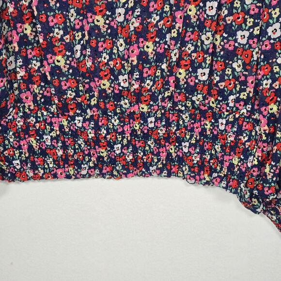 Rachel Zoe Floral Smocked Blouse. Size Large. - Picture 5 of 11